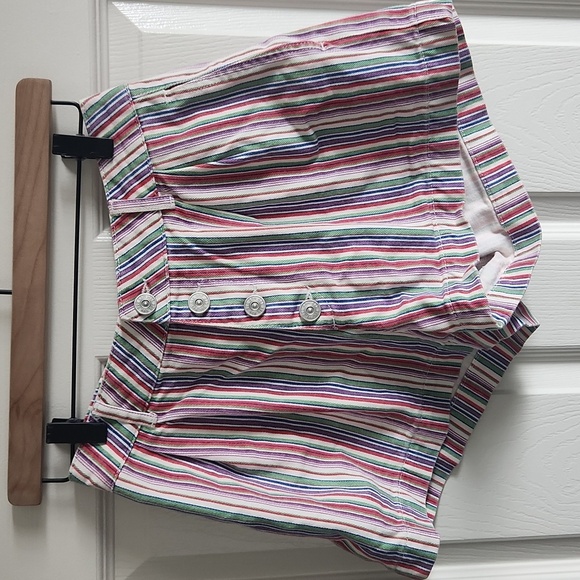 Urban Outfitters Lisbon High Rise Women's Striped Shorts BDG Size 4 - Picture 5 of 9